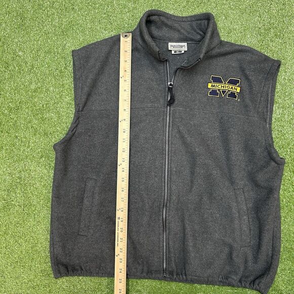 Michigan Wolverines Vintage Steve & Barrys Gray Full Zip Jacket Size XL - Picture 5 of 6